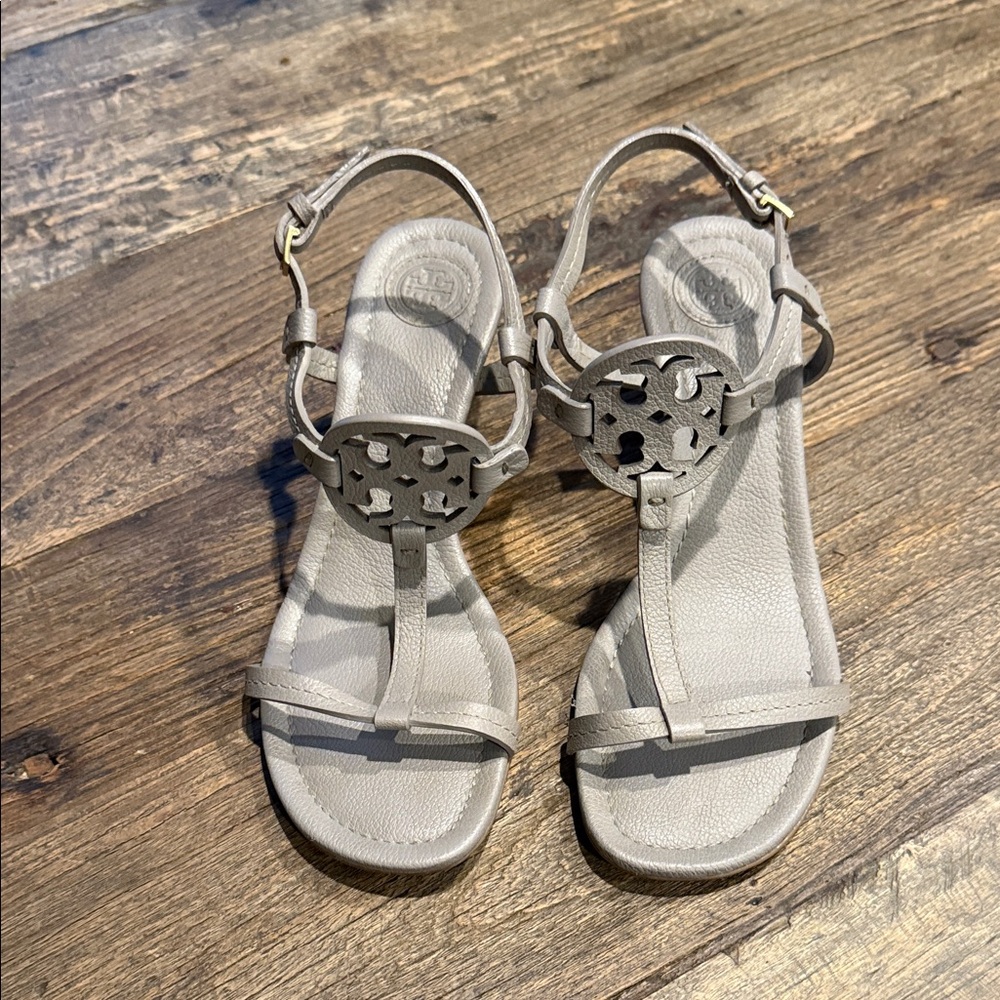 Tory Burch Gray Sandals
